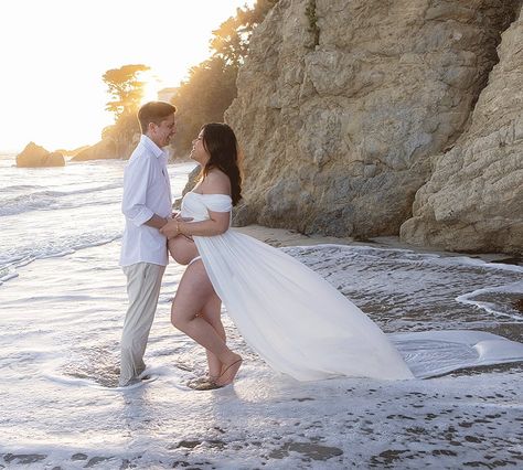 This was just the most magical maternity session. How could you not love how gorgeous she looks in her flowing dress, and the oodles of love between these two? Flowing Dress, Flowing Dresses, Not Love, Maternity Session, Of Love, Quick Saves