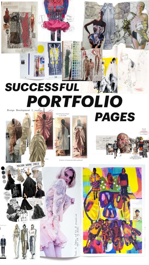 Portfolio Pages, Graduation Style, Student Fashion, Design Development, Portfolio Design, Portfolio, Design