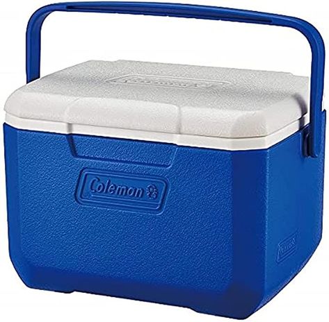 Colemon cool box blue and white Tiffin Box For Kids, Freezer Packs, Small Cooler, Camping Coolers, Portable Fridge, Cooler Box, Lunch Cooler, Clear Ice, Cool Box