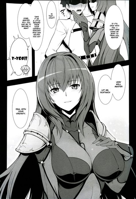 Fujimaru Ritsuka / Scáthach【Fate/Grand Order】 Fate Jeanne Alter, Fujimaru Ritsuka, Jeanne Alter, Type Moon Anime, Scathach Fate, Fate Characters, Pokemon Manga, Cute Romance, Anime Stories