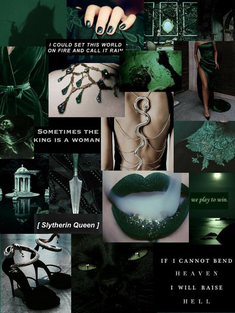 Slytherin Moodboard Aesthetic, Goblincore Wallpaper, Secret Student, Slytherin Wallpaper, Percy Jackson Wallpaper, Dark Green Wallpaper, Green Vibes, Witchy Home Decor, Pretty Wallpapers Tumblr