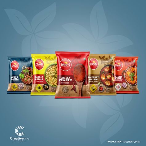 Blended Spices Packaging Design Agnecy In India Creativeline Design agency in ahmedabad Spice Packing Design, Noodles Packaging Design Creative, Fmcg Packaging Design, Spices Packaging Design Creative, Spice Packaging Design Ideas, Pack Design Food, Food Packing Design, Namkeen Packaging Design, Masala Packaging Design