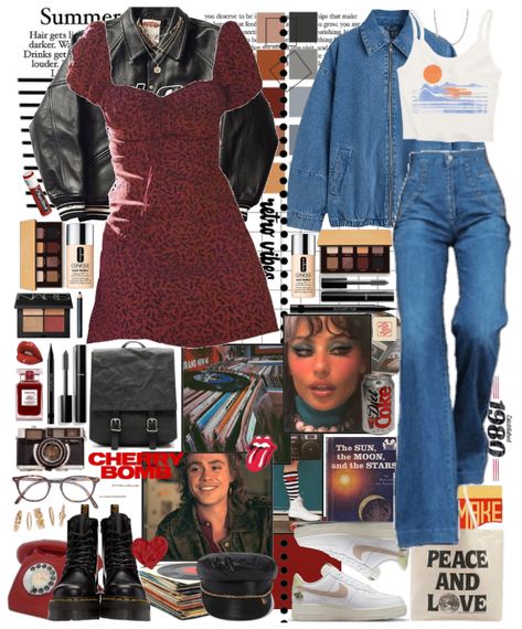 Retro Inspired Outfits 80s, 80s Outfits Stranger Things, Stranger Things Clothes Style, Stranger Things Outfit Ideas 80s, Stranger Things Inspired Outfits, Stranger Things Fashion, Wrong Generation, 80’s Outfits, 80s Inspired Outfits