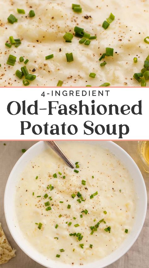 Classic Potato Soup, Old Fashioned Potato Soup, Homemade Potato Soup, 40 Aprons, Best Potato Soup, Cream Of Potato Soup, Canned Potatoes, Potato Soup Easy, Instant Potatoes