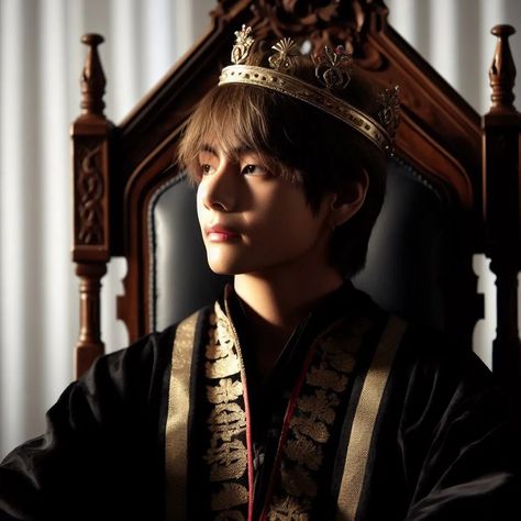 Taehyung King, Knight King, Jungkook Fanart, Janis Joplin, V Taehyung, Boyfriend Girlfriend, Bangtan Boys, Royals, Kim Taehyung