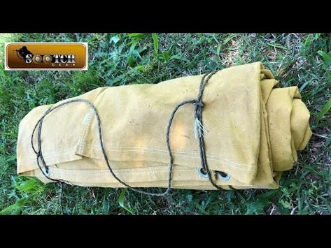 How to make a Cowboy Canvas & Wool Bedroll - YouTube Bedroll Diy How To Make, Diy Bedroll, Cowboy Bedroll, Hiking Hacks, Smart Tools, Bed Roll, Diy Survival, Cowboy Crafts, Outdoor Skills