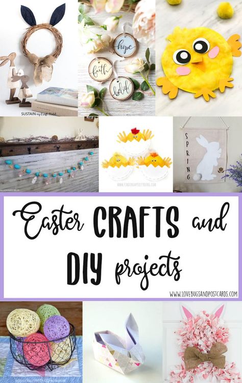 Easter Crafts and DIY Projects Diy Easter Crafts, Easter Arts And Crafts, Arts And Crafts For Teens, Art And Craft Materials, Easy Easter Crafts, Easter Bunny Crafts, Easy Arts And Crafts, Easter Art, Easter Crafts Diy