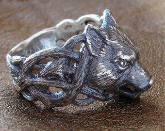 Angry Wolf, Spirit Animal Totem, Wolf Pendant, Wolf Ring, Wolves Pendants, Animal Totem, Silver Wolf, Animal Totems, Men's Wear