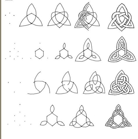 Celtic Drawings Art, Celtic Art Patterns, Celtic Drawings, Tangle Designs, Viking Knotwork, Celtic Knot Drawing, Zen Doodle Patterns, Ornament Drawing, Celtic Knot Designs