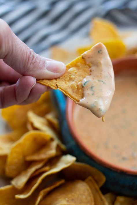 Cafe Rio Queso, Chili Queso Dip, Velveeta Queso, A Bountiful Kitchen, Bountiful Kitchen, Green Chili Sauce, Green Chile Sauce, Cafe Rio, Sweet Pork