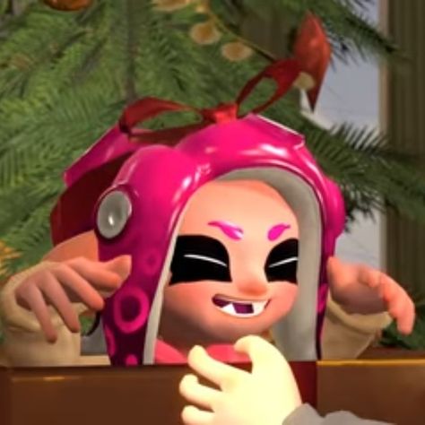 Splatoon Christmas Pfp, Agent 8 Icon, Agent 8 Fanart, Agent 8 Pfp, Splatoon Christmas, Splatoon Poses, Splatoon Icon, 3d Pfp, Hook Board