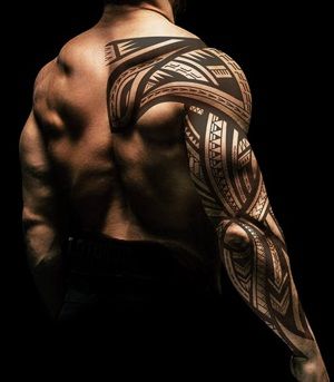 Polynesian inspired back tattoo design Polynesian Tattoo Sleeve, Shoulder Armor Tattoo, See Tattoo, Cool Shoulder Tattoos, Polynesian Tattoo Designs, Mens Shoulder Tattoo, Samoan Tattoo, Back Tattoos For Guys, Back Of Shoulder Tattoo