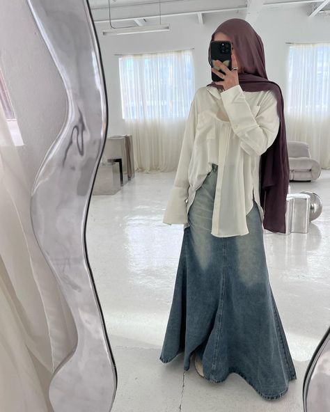 Hijab Streetwear, Stile Hijab, Modesty Outfits, Modest Fashion Hijab, Cute Modest Outfits, Muslim Outfits Casual, Muslim Fashion Hijab Outfits, Hijabi Fashion Casual, Hijabi Style