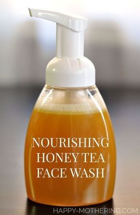 Face Wash Recipe, Homemade Facial Cleanser, Diy Face Wash, Pamper Skin, Natural Facial Cleanser, Homemade Facial, Cleanser For Sensitive Skin, Natural Face Cleanser, Honey Diy