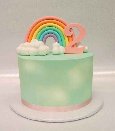 Baby Boy Birthday Cake, Events Decorations, Sunshine Cake, Special Event Cakes, Pastel Birthday, Rainbow Birthday Cake, 5th Birthday Party Ideas, Rainbow Parties, Cake Cream