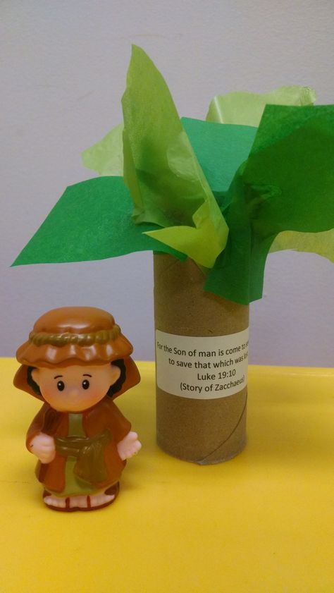 Zaccheus Crafts Sunday School, Zacchaeus Craft, Toddler Bible Crafts, Toddler Bible, Class Crafts, Sunday School Projects, Jesus Crafts, Preschool Bible Lessons, Nursery Crafts