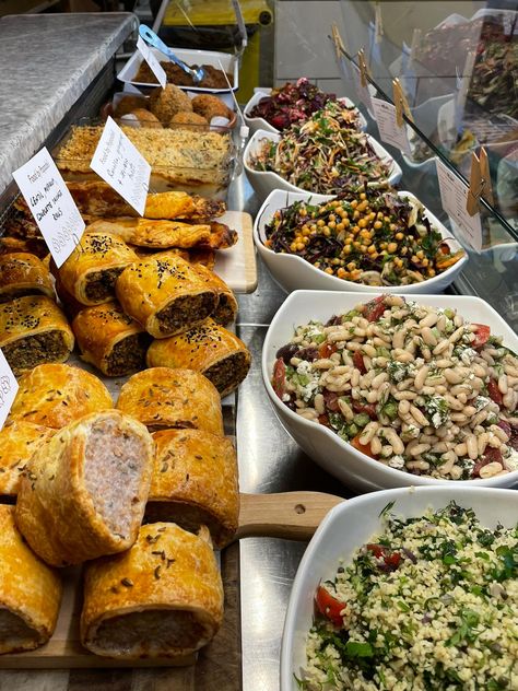 Deli Bar Ideas, Cheese Counter Display, Deli Salads Recipes, Deli Counter Display Ideas, Deli Food Ideas, Deli Aesthetic, Deli Display, Deli Salads, Deli Ideas