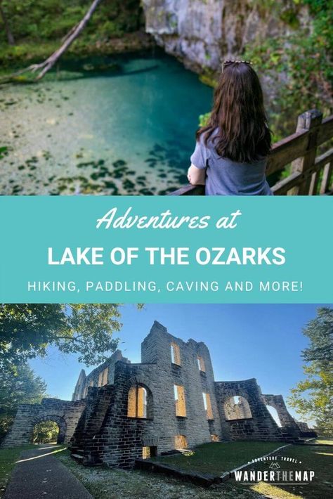 Adventures in Lake of the Ozarks, Missouri via @wanderthemap Lake Ozark Missouri, Missouri Caves, Branson Missouri Vacation, Branson Vacation, Ozarks Missouri, Lake Ozark, Boat Food Ideas, Summer Boat, Lake Of The Ozarks