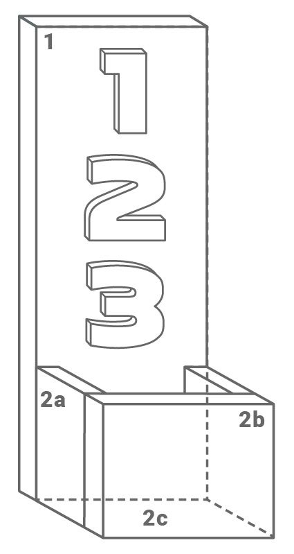 Address Flower Box Diy, House Number Flower Planter, House Number Planter Box Diy, Address Planter Box Diy, Diy Address Planter Sign, Planter Box Address Sign, House Number Sign With Planter, Diy House Number Sign Planter, Wood Flower Box