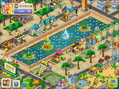 Township Town Ship Design, Hayday Farm Design, City Decor, Farm Layout, City Layout, City Farm, House Construction Plan, Hay Day, Farm Design