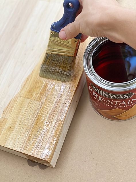 Whitewash Butcher Block, Stained Butcher Block, Butcher Block Countertops Kitchen, Butcher Block Desk, How To Whitewash, Window Bench Seat, Block Countertops, Maple Butcher Block, Jenna Sue Design