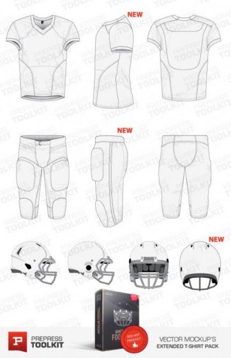 football uniforms Vector mockup template custome football jerseys sports uniforms #americanfootball #american #football #drawing Football Uniforms Design, Football Jersey Template, Ua Uniforms, Uniform Template, American Football Clothing And Equipment, American Football Helmet, Football Costume, College Football Uniforms, American Football Uniform