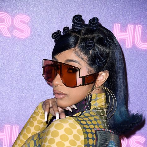 Cardi B's Most Iconic Wigs of All Time | Allure 99s Hairstyles Black Women, 90s Flip Hairstyle Black Women, 90s Hair Flip Black Women, 90s Hair Magazine, Tlc Hairstyles 90s, 90s Updo Hairstyles Black Women, 90s Hairstyles Black Women, 90s Updo Black Women, 90s Black Women Hairstyles