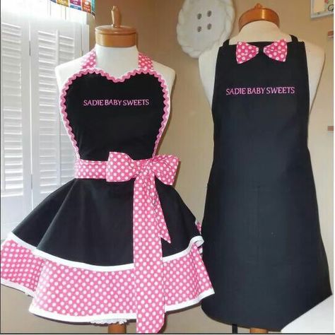 Diy Pillow Designs, Fashion Apron, Zipper Crafts, Easy Dress Sewing Patterns, Apron Sewing Pattern, Sewing Aprons, Kids Couture, Doll Sewing Patterns, Pin Up Dresses