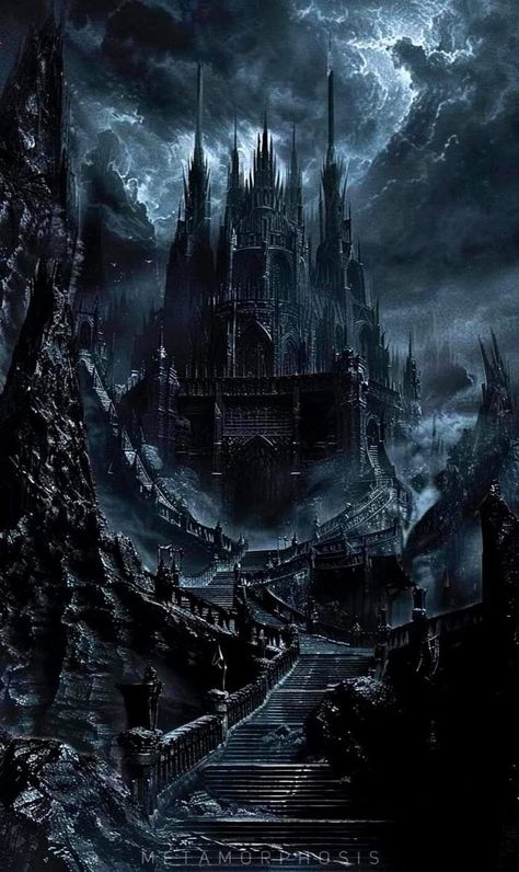 Haunted Village Art, Bloodborne Architecture, Underworld Castle, Dark Castle Art, Gothic Horror Art, Goth Castle, Dark Fantasy World, Horror Movie Quotes, Gothic Landscape