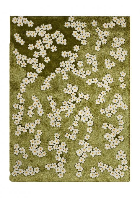 Daisy II | Tai Ping Tai Ping, Candle Upcycle, Botanical Rug, Taiping, Independent Living, Texture Design, Aesthetic Room Decor, Aesthetic Room, Rugs On Carpet