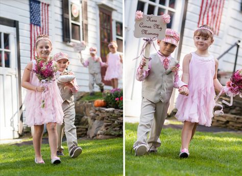 involving children in your wedding | how to involve your kids in your wedding allow your child to perform ... Blended Wedding, Wedding Church Aisle, Highschool Sweethearts, Mint Green Bridesmaids, Wedding Photos Ideas, Rose Gold Bridesmaid Dress, Wedding Angels, Rustic Card Box Wedding, Wedding Guest Signing