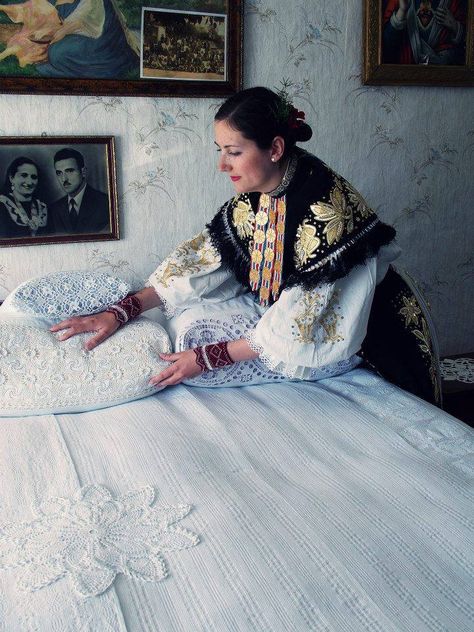 Balkan Fashion, Croatian Folklore, Croatian Culture, Croatian Clothing, Balkan Style, Slavic Folklore, Folk Clothing, European Dress, Folk Dresses