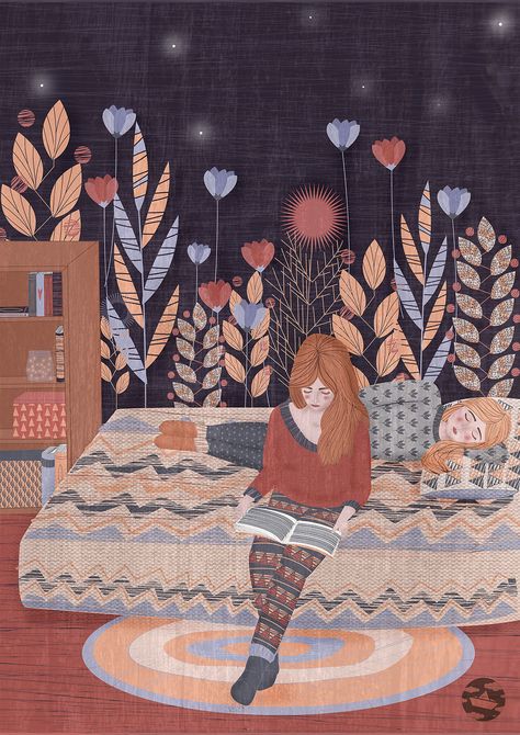 Russian Folk Art, Reading Art, Illustration Agency, Woman Reading, Freelance Illustrator, I Love Books, The Room, Illustration Print, Book Illustration