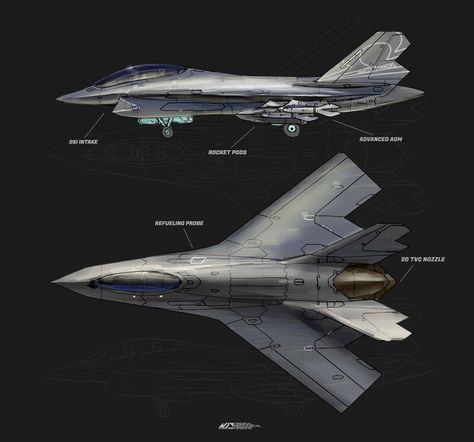 ArtStation - VAA XR-20A Lightweight Fighter, AST21 Jet Fighter Pilot, Stealth Aircraft, Space Ship Concept Art, Plane Design, Experimental Aircraft, Sci Fi Ships, Spaceship Art, Spaceship Design, Aircraft Art