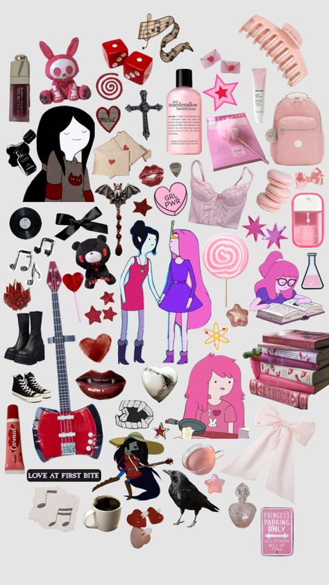 bubblegum & Marceline :) #adventuretime #bubbline #wlw Princess Bubblegum Aesthetic, Marceline Outfits, Bubblegum Aesthetic, Bubblegum And Marceline, Bubblegum Marceline, Lesbian Outfits, Princess Bubblegum, Spirit Week, Bubble Gum