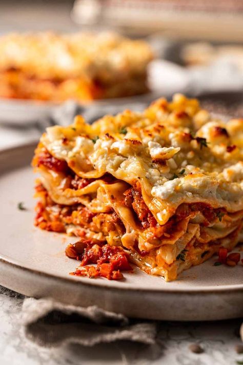 Veggie Lasagne, Food Receipt, International Food, Healing Food, Fabulous Foods, Hearty Meals, Hot Meals, Vegan Diet, Food Cravings