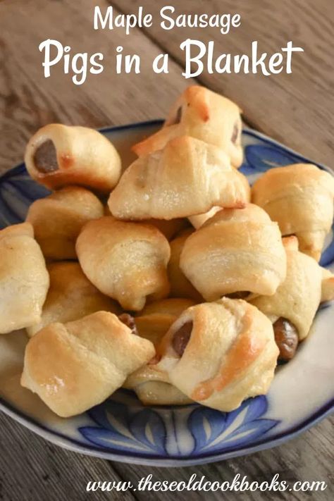 Cold Savory Breakfast, Breakfast Sausage Crescent Rolls, Sausage Rolls With Crescent Rolls, Ideas With Crescent Rolls, Breakfast Ideas With Crescent Rolls, Breakfast Pigs In A Blanket Recipe, Sausage Pigs In A Blanket, Pigs In Blanket, Breakfast Finger Foods