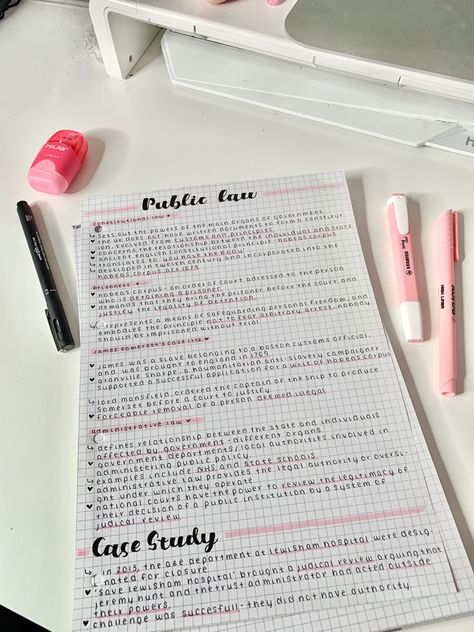 Pink study notes, law study notes, aesthetic pink study note ideas Studying Law Notes, How To Make Law Notes, Coquette Notes Aesthetic, Asthetic Notes Pink, School Revision Notes, Pretty Aesthetic Notes, Law Notes Ideas, Law School Notes Organization, Law Revision Notes