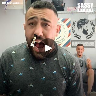 21M views · 355K reactions | Extreme Nose Waxing Gone Wrong | I feel terrible for laughing at this guy! 😂👏 | By Sassy | Facebook Nose Waxing, Wax Man, Face Wax, Facial Waxing, Gone Wrong, Male Face, This Guy, Funny Faces, Funny Stuff