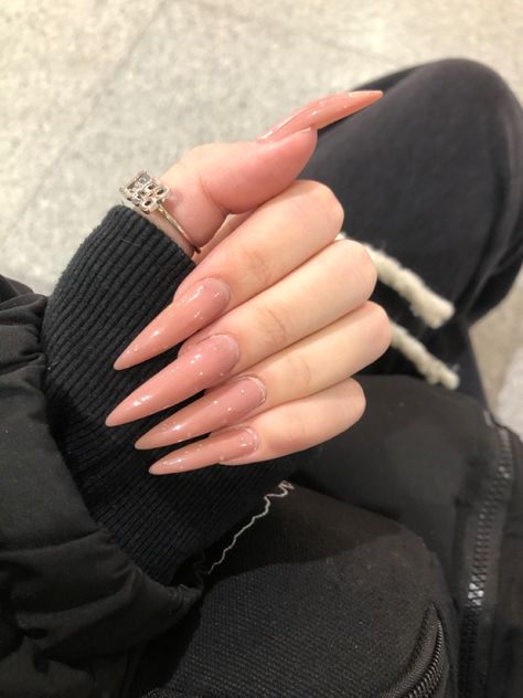 Gold Stiletto Nails, Tiffany Nails, Mexican Nails, Pink Tip Nails, Wow Nails, Basic Nails, Glow Nails, Almond Acrylic Nails, Glass Nails