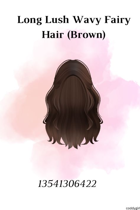 Berry Avenue Pfp Brown Hair, Hairstyles Roblox Codes, Berry Avenue Brown Hair Codes, Berry Avenue Codes Hair Brown, Brown Hair Codes For Berry Ave, Brown Hair Id, Corte Shaggy, Hairstyles Brown, Brookhaven Codes