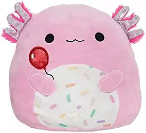 Amazon.com: Squishmallows Official Kellytoy Plush 8 Inch Squishy Soft Plush Toy Animals (Archie Axolotl (with Balloon)) : Toys & Games Pink Axolotl, Cute Squishies, Diy Balloon Decorations, Halloween Costume Shop, Halloween Store, Sports Themed Party, Family Halloween Costumes, Cute Stuffed Animals, Party City