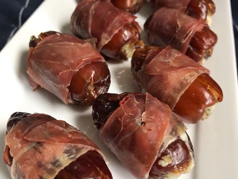 Dates With Blue Cheese, Blue Cheese Appetizers, Prosciutto Appetizer, Barefoot Contessa Recipes, Barefoot Contessa, Blue Cheese, Food Network Recipes, Appetizer Recipes, Instagram A