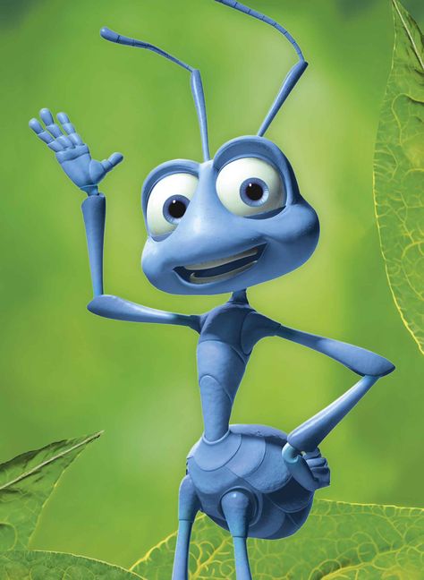 A Bug's Life (1998) Ant From Bug Life, Crazy Movie Characters, Flick Bugs Life, A Bugs Life Wallpaper, Animation Movie Characters, A Bugs Life Tattoo, A Bugs Life Aesthetic, Flik Bugs Life, 90 Cartoon Characters