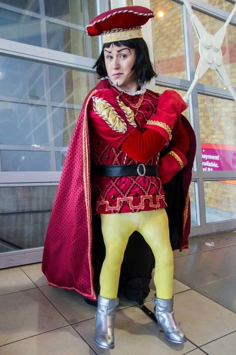 Lord Farquaad Costume Girl, Lord Farquaad Costume, Fairy Godmother Costume, Shrek Character, Make Ten, Shrek The Musical, Shrek Costume, Lord Farquaad, Broadway Costumes