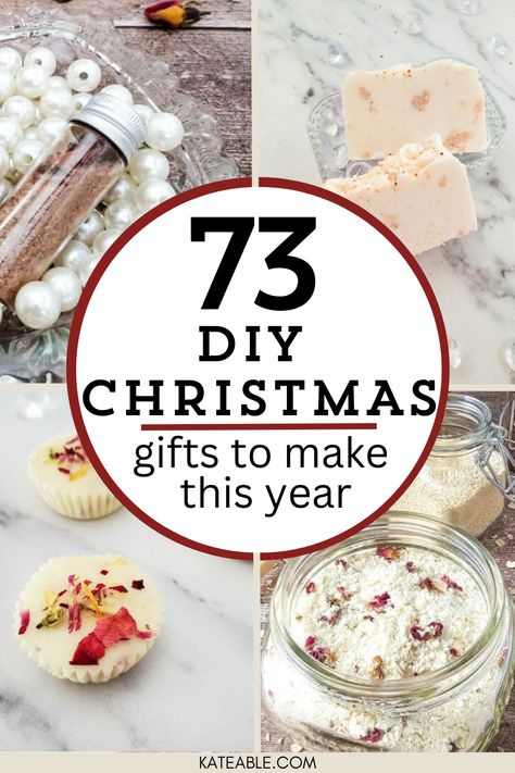 Need a long list of DIY Christmas gifts? Here are TONS of diy gifts to make for anyone in your family. Diy Christmas Blankets Gift Ideas, Cheap Diy Christmas Presents, Diy Xmas Presents Homemade Gifts, Winter Giveaway Ideas, Useful Diy Christmas Gifts, Crafting Christmas Gifts, Aromatherapy Christmas Gifts, Pretty Diy Gifts, Diy Christmas Gifts For Ladies