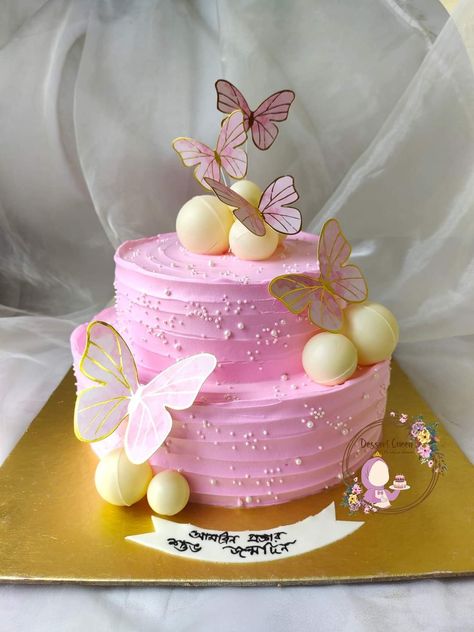 Pink Colour Cake Designs, Latest Cake Designs, Latest Cake Design, Fall Leaf Cake, Barbie Doll Birthday Cake, Toddler Birthday Cakes, Leaf Cake, Colorful Birthday Cake, Colourful Birthday