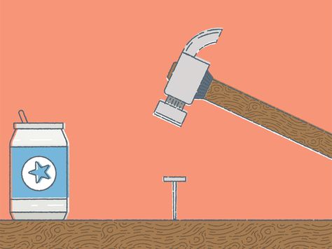 Hammer time Hammer Gif, Motion Logo, Illustration Art Design, Motion Animation, Motion Graphic, 2d Animation, Home Improvement Projects, 3d Animation, Motion Design