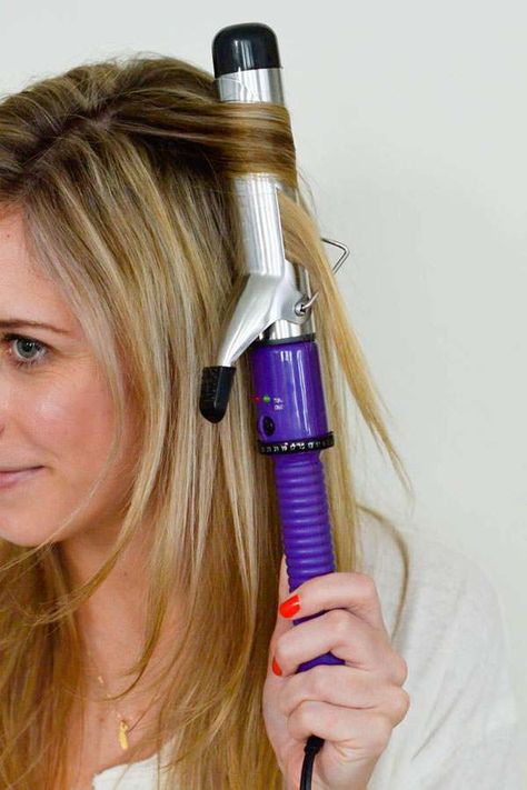 Everything You Need to Know About Your Curling Iron - The Everygirl Beach Waves Curling Iron, Waves With Curling Iron, Voluminous Waves, Tresemme Keratin Smooth, Good Curling Irons, Automatic Curling Iron, Beach Curls, Hair Curl, Barrel Curling Iron