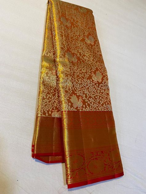 Latest Wedding Saree Collection, Pattu Sarees Wedding, Silk Sarees Bridal, Sarees Bridal, Sarees Traditional, Devotional Topics, Saree Kanchipuram, Latest Silk Sarees, Marriage Ideas